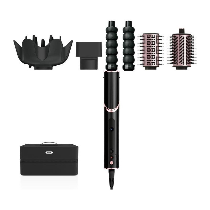 Seche-cheveux & styler 2 en 1 - SHARK FLEXSTYLE - HD446EU- 5 accessoir Seche-cheveux & styler 2 en 1 - SHARK FLEXSTYLE - HD446EU- 5 accessoir