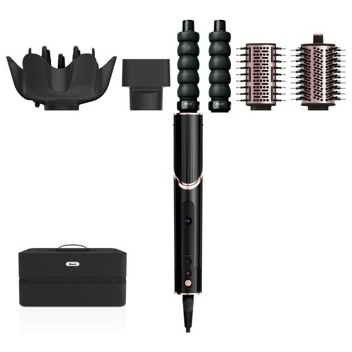 Seche-cheveux & styler 2 en 1 - SHARK FLEXSTYLE - HD446EU- 5 accessoires - Noire- 1400 W- Edition 2024 Seche-cheveux & styler 2 en 1 - SHARK FLEXSTYLE - HD446EU- 5 accessoires - Noire- 1400 W- Edition 2024