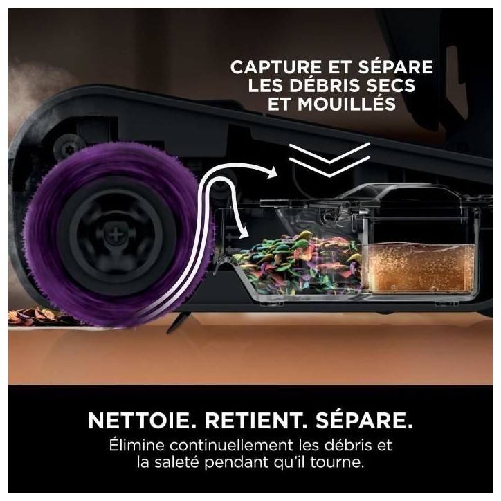 Shark SteamPickUp SD200EU - Balai Vapeur 3-en-1 pour sols durs - Sépare débris humides et secs Shark SteamPickUp SD200EU - Balai Vapeur 3-en-1 pour sols durs - Sépare débris humides et secs