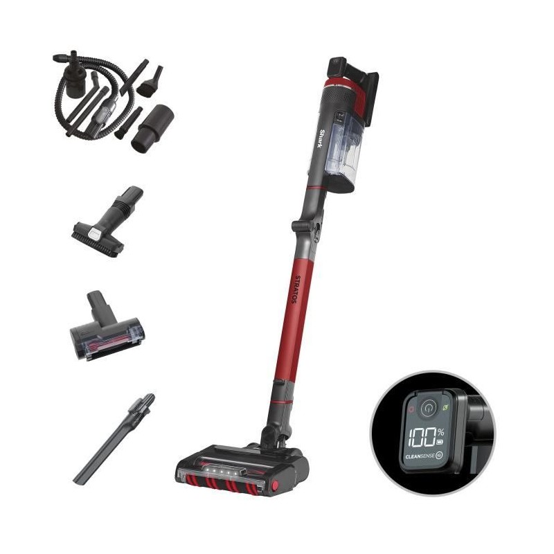 SHARK Stratos IZ400EU - Aspirateur Balai sans fil - Technologie DuoCle SHARK Stratos IZ400EU - Aspirateur Balai sans fil - Technologie DuoCle