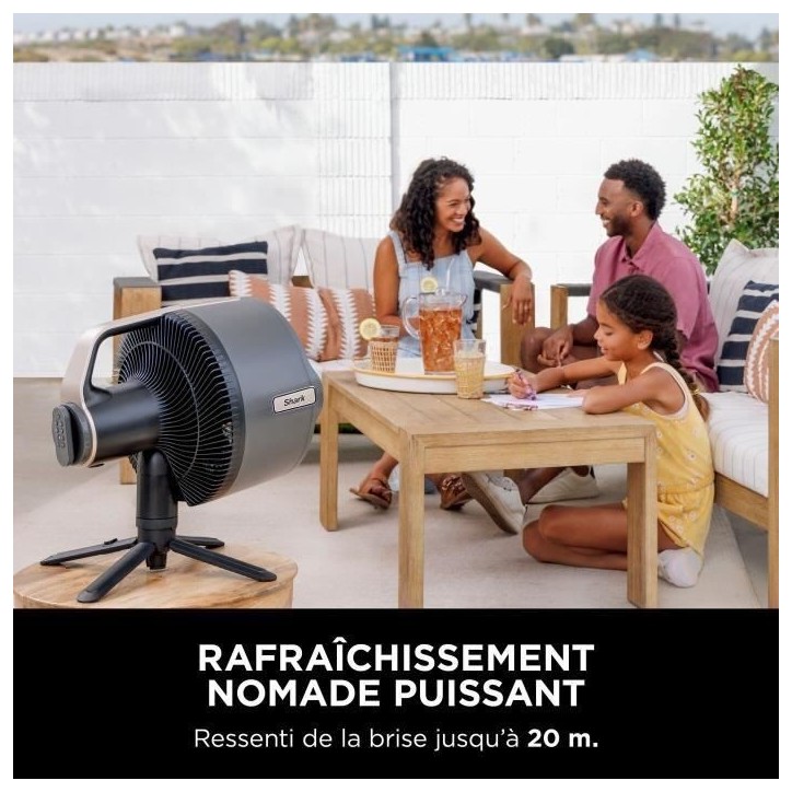 Ventilateur brumisateur - SHARK - FA300EU - Intérieur et extérieur - FlexBreeze ProMist