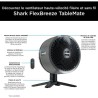 Ventilateur de table - SHARK - FA150EU - Avec ou sans fil - FlexBreeze