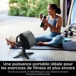 Ventilateur de table - SHARK - FA150EU - Avec ou sans fil - FlexBreeze