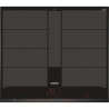 Table induction - SIEMENS - IQ700 - 4 foyers - 60 cm - Noir - Dual Lig