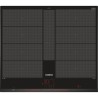 Table induction - SIEMENS - IQ700 - 4 foyers - 60 cm - Noir - Dual Lig