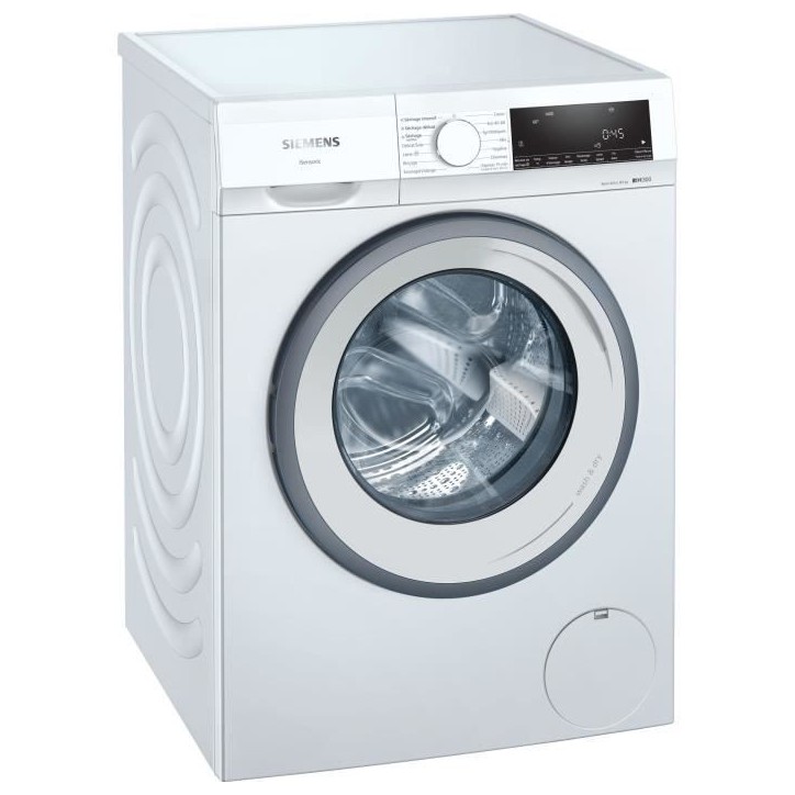 Lave-linge séchant SIEMENS WN34A100FF IQ300 - 8 / 5 kg - 1400 trs/min - L59,8cm - Classe E - Blanc