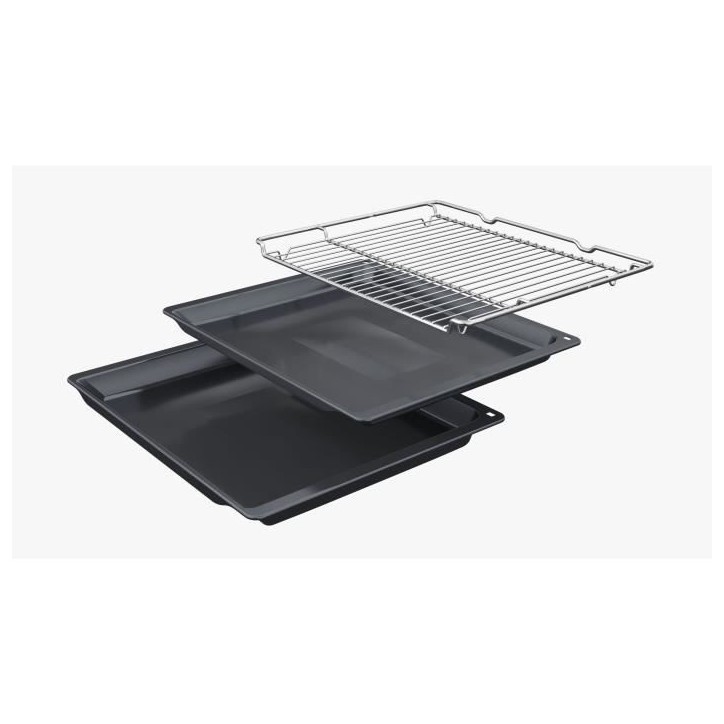 Four ecoclean Softclose - SIEMENS IQ500 - HB557GBS3F - Noir - 7 modes de cuisson - 59,5 x 59,4 x 54,8 cm