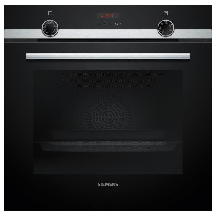 Four pyrolyse - SIEMENS IQ300 - HB574ABR3F - Noir - 7 modes de cuisson - 59,5 x 59,4 x 54,8 cm Four pyrolyse - SIEMENS IQ300 - HB574ABR3F - Noir - 7 modes de cuisson - 59,5 x 59,4 x 54,8 cm
