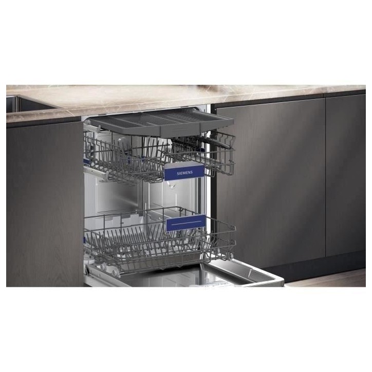 Lave-vaisselle tout encastrable SIEMENS SN63HX10VF iQ300 - 14 couverts - 46 dB - tiroir a couverts - 6 programmes Lave-vaisselle tout encastrable SIEMENS SN63HX10VF iQ300 - 14 couverts - 46 dB - tiroir a couverts - 6 programmes
