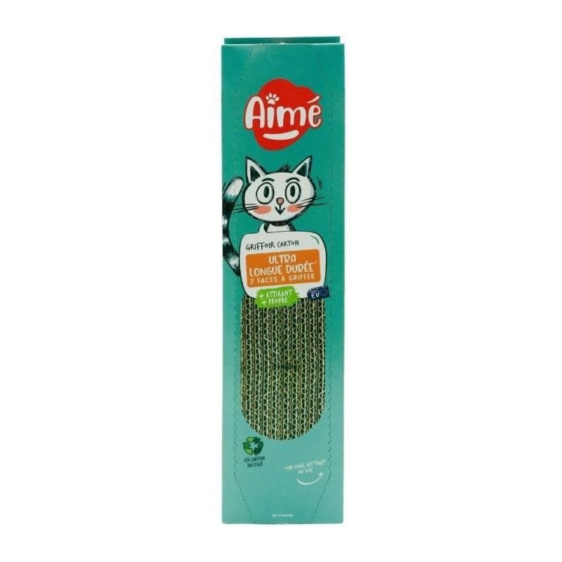 Griffoire en carton - AIMÉ - Pour Chat, Planche a Gratter Double face Griffoire en carton - AIMÉ - Pour Chat, Planche a Gratter Double face