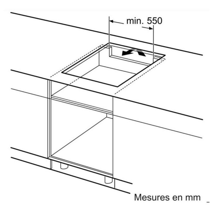 Table induction 60 cm - Bosch Série 2 - 3 foyers - Noir - Touch Select - H5,1 x L59,2 x P52,2 cm - PUC611AA5E Table induction 60 cm - Bosch Série 2 - 3 foyers - Noir - Touch Select - H5,1 x L59,2 x P52,2 cm - PUC611AA5E