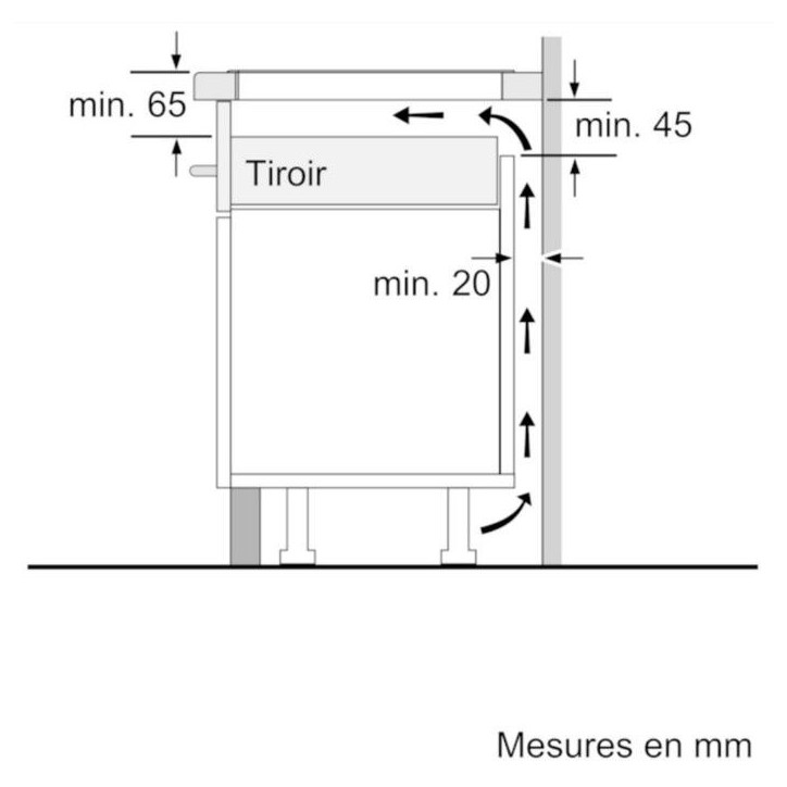 Table induction 60 cm - Bosch Série 2 - 3 foyers - Noir - Touch Select - H5,1 x L59,2 x P52,2 cm - PUC611AA5E Table induction 60 cm - Bosch Série 2 - 3 foyers - Noir - Touch Select - H5,1 x L59,2 x P52,2 cm - PUC611AA5E