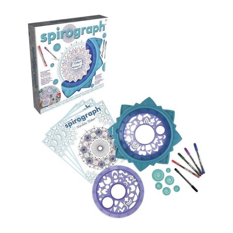 Déssins et pochoirs - SILVERLIT - SPIROGRAPH Mandala - Des 8 ans