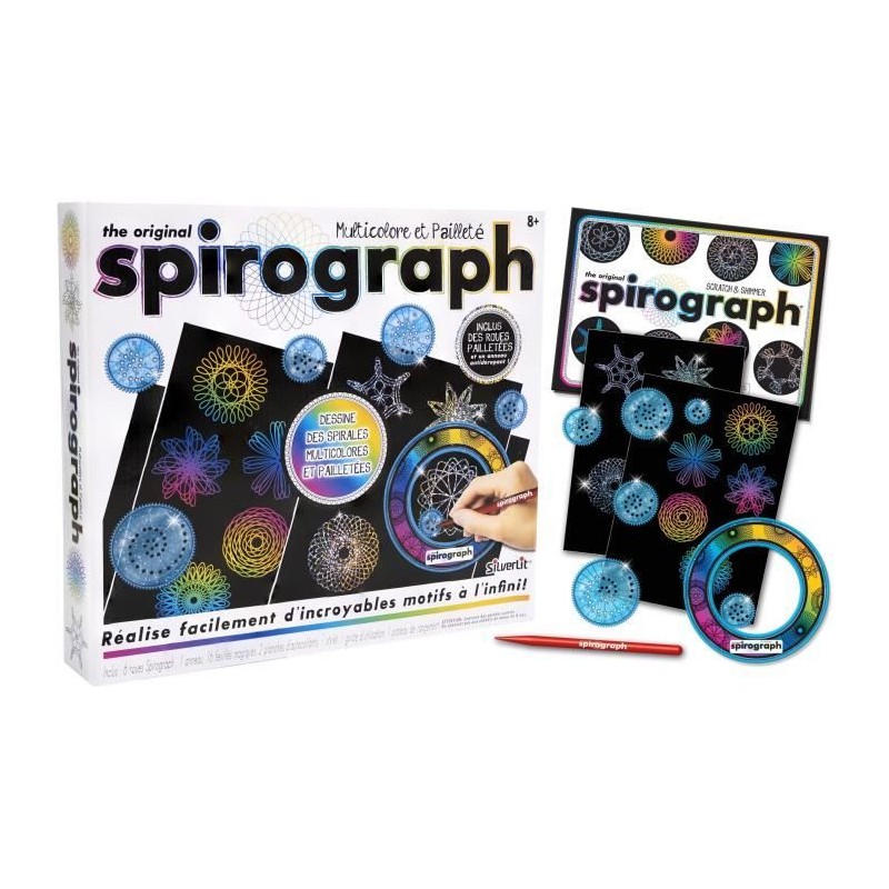 Multicolore et Pailleté - SPIROGRAPH