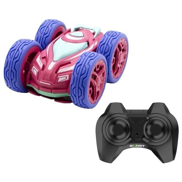Voiture Télécommandée - EXOST - 360 Mini Flip Amazone 1:34 - 8 km/h - 10 cm - rose - des 5 ans Voiture Télécommandée - EXOST - 360 Mini Flip Amazone 1:34 - 8 km/h - 10 cm - rose - des 5 ans
