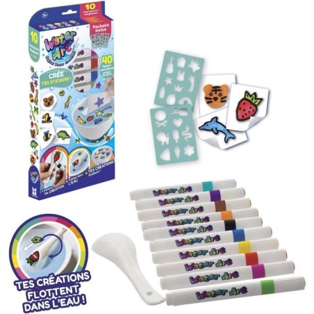Kit Water Art - SILVERLIT - Avec autocollants - Des 3 ans