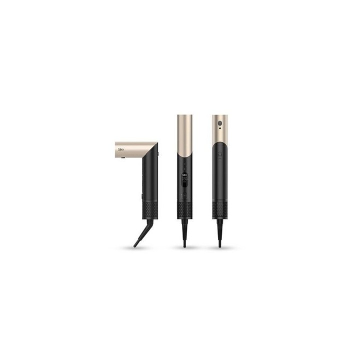 Multi-styler et seche-cheveux SILK'N SilkyAir Flex - Silencieux 80 dB - Bras rotatif - 5 accessoires Multi-styler et seche-cheveux SILK'N SilkyAir Flex - Silencieux 80 dB - Bras rotatif - 5 accessoires