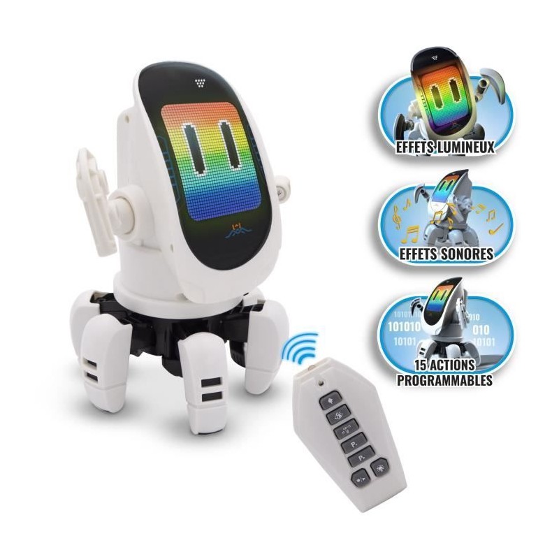 Jouet programmable télécommandé - SILVERLIT - YCOO OCTOBOT CALAMAR Jouet programmable télécommandé - SILVERLIT - YCOO OCTOBOT CALAMAR