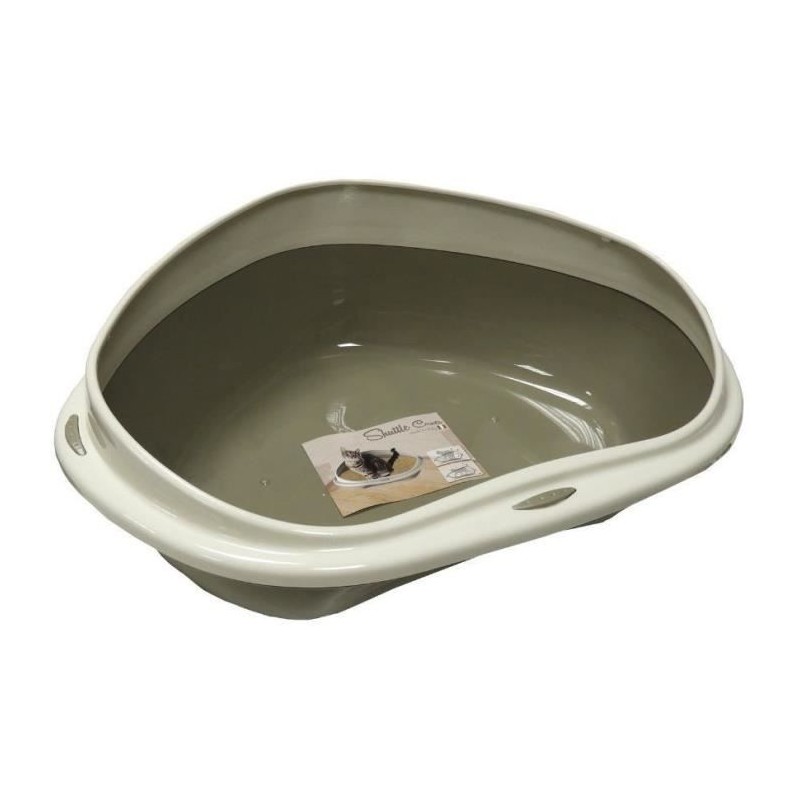 Bac a litiere - AIMÉ - Bac d'angle 58x48x20.5cm Bac a litiere - AIMÉ - Bac d'angle 58x48x20.5cm