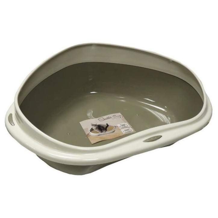 Bac a litiere - AIMÉ - Bac d'angle 58x48x20.5cm Bac a litiere - AIMÉ - Bac d'angle 58x48x20.5cm