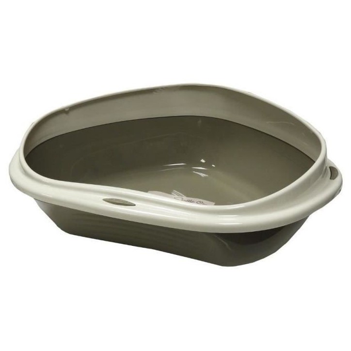 Bac a litiere - AIMÉ - Bac d'angle 58x48x20.5cm Bac a litiere - AIMÉ - Bac d'angle 58x48x20.5cm