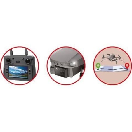 Drone Pro - SILVERLIT - Pliable - Caméra - GPS - Batteries - Des 14 ans