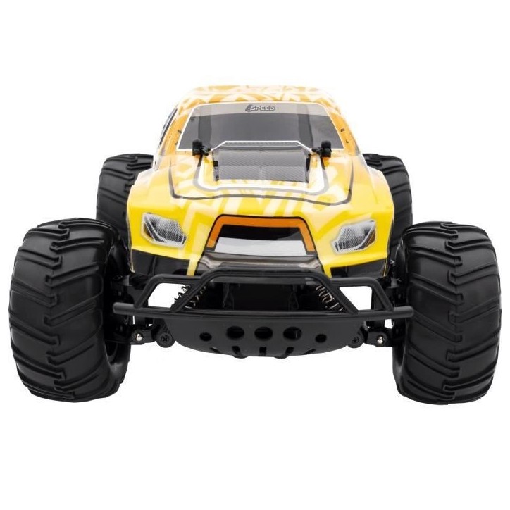 Voiture télécommandée 4X4 MONSTER WARRIOR - SILVERLIT - 4SPEED - Noir et jaune Voiture télécommandée 4X4 MONSTER WARRIOR - SILVERLIT - 4SPEED - Noir et jaune