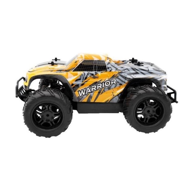 Voiture télécommandée 4X4 MONSTER WARRIOR - SILVERLIT - 4SPEED - Noir et jaune Voiture télécommandée 4X4 MONSTER WARRIOR - SILVERLIT - 4SPEED - Noir et jaune