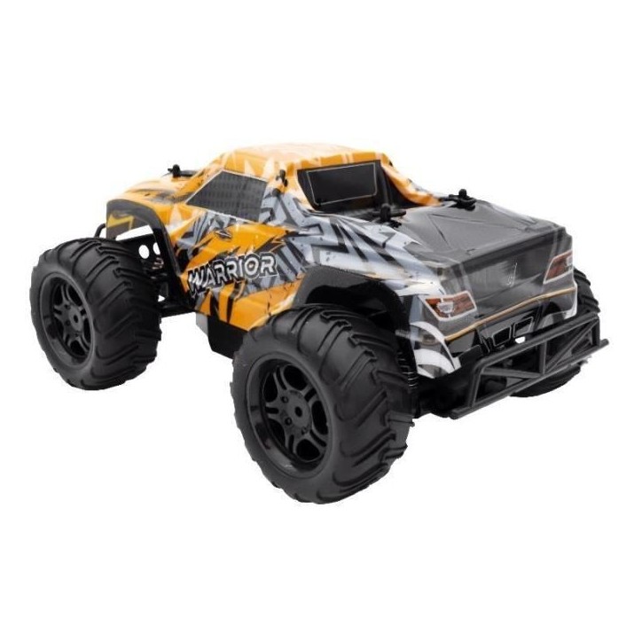 Voiture télécommandée 4X4 MONSTER WARRIOR - SILVERLIT - 4SPEED - Noir et jaune Voiture télécommandée 4X4 MONSTER WARRIOR - SILVERLIT - 4SPEED - Noir et jaune