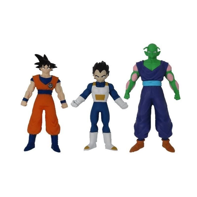 Figurine extensible DRAGON BALL - Pack de 3 - MONSTER FLEX Figurine extensible DRAGON BALL - Pack de 3 - MONSTER FLEX