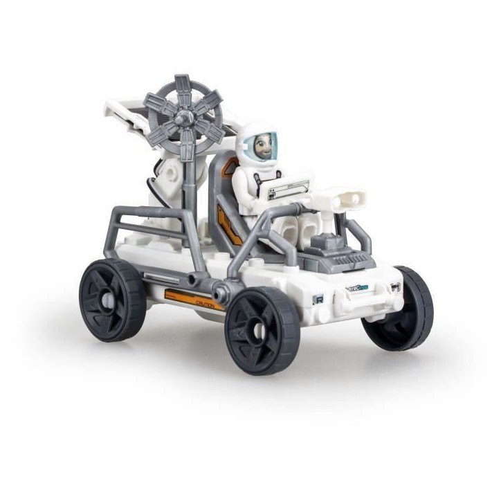 Véhicule a énergie solaire - ASTROPOD - 11cm - Motorisé - 20 pieces a construire