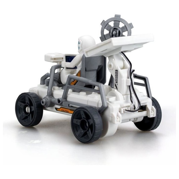 Véhicule a énergie solaire - ASTROPOD - 11cm - Motorisé - 20 pieces a construire