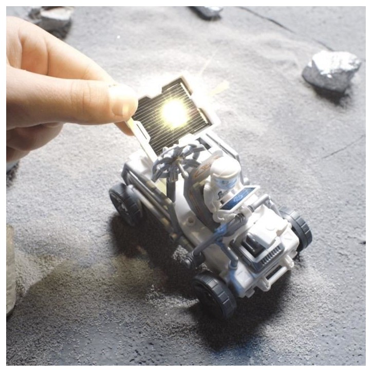Véhicule a énergie solaire - ASTROPOD - 11cm - Motorisé - 20 pieces a construire