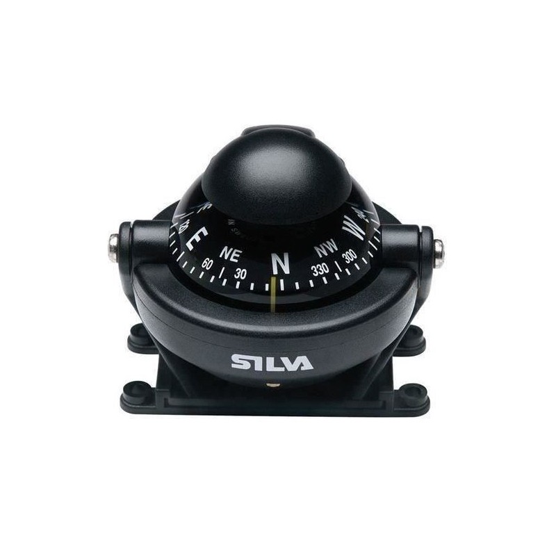 Compas bateau - SILVA - C58 - Éclairage 12V - Étrier de montage - Na Compas bateau - SILVA - C58 - Éclairage 12V - Étrier de montage - Na