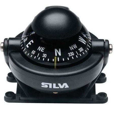 Compas bateau - SILVA - C58 - Éclairage 12V - Étrier de montage - Na