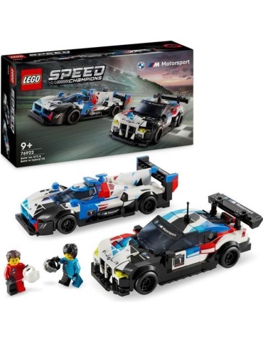 LEGO Speed Champions 76922 Voitures de Course BMW M4 GT3 et BMW M Hybrid V8, Idée Cadeau