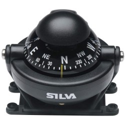 Compas bateau - SILVA - C58 - Éclairage 12V - Étrier de montage - Na