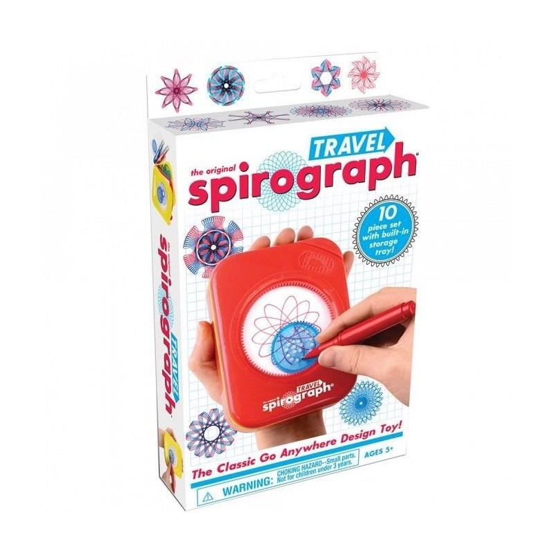 Jeu de dessin - SILVERLIT - Spirograph - Enfant - Rouge, bleu et blanc