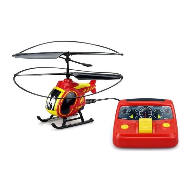 Hélicoptere télécommandé Pompier TOOKO - des 4 ans - Rouge Hélicoptere télécommandé Pompier TOOKO - des 4 ans - Rouge