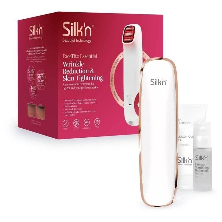 SILK'N Facetite Essentials - Appareil de raffermissement et réduction des rides pour le visage