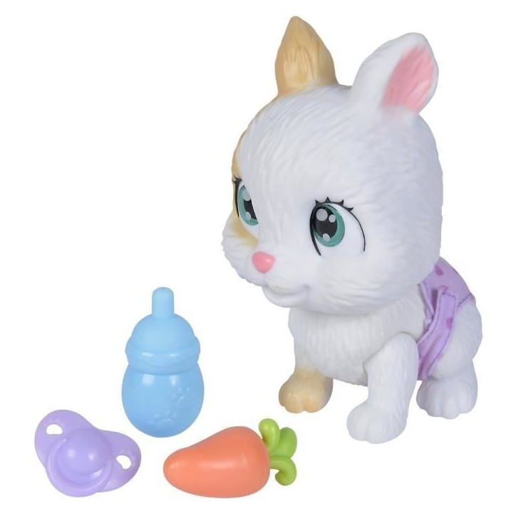 Smoby - Pamper Petz - Lapin a adopter - 4 accessoires - Articulé - Bois et fais pipi - Certificat d'adoption - Des 3 ans Smoby - Pamper Petz - Lapin a adopter - 4 accessoires - Articulé - Bois et fais pipi - Certificat d'adoption - Des 3 ans