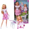 Steffi Love poupée dalmatien + Evi Love - 2 poupées 29 et 12 cm - 2