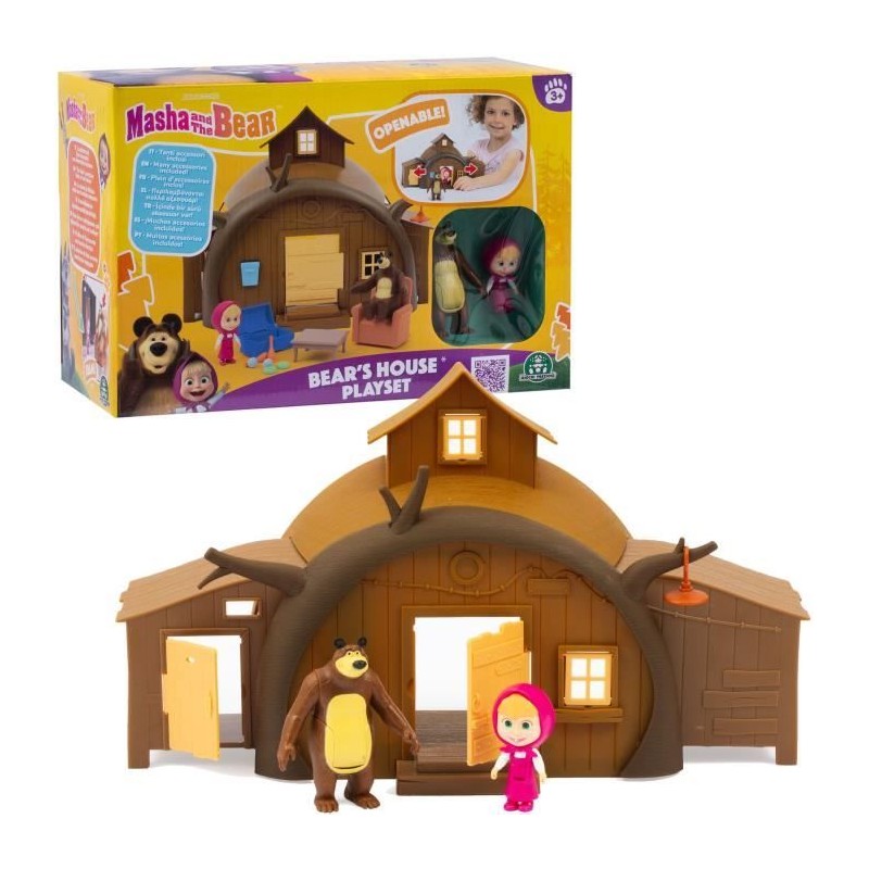 Maison de Michka - GPTOYS - MASHA & MICHKA - MHA22 - 2 figurines inclu Maison de Michka - GPTOYS - MASHA & MICHKA - MHA22 - 2 figurines inclu