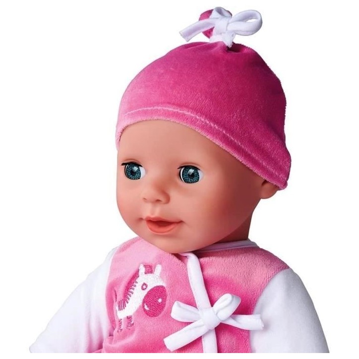 Simba - Laura Poupée Parle - 38cm - Corps souple - 24 sons - Piles incluses Simba - Laura Poupée Parle - 38cm - Corps souple - 24 sons - Piles incluses