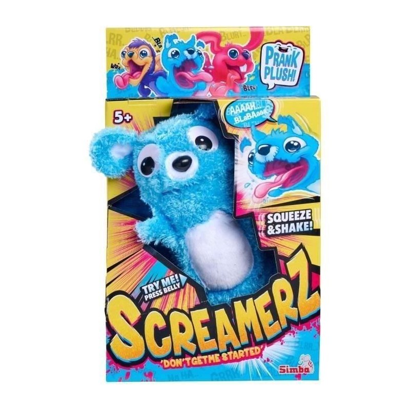 Smoby - Screamerz - Peluche intéractive amusante - Ours - 25 cm - Bru Smoby - Screamerz - Peluche intéractive amusante - Ours - 25 cm - Bru