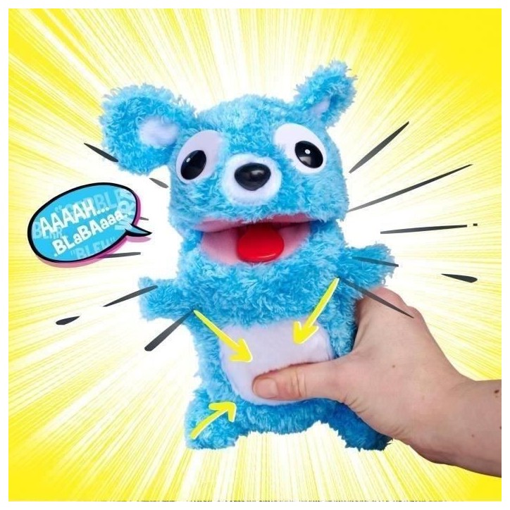 Smoby - Screamerz - Peluche intéractive amusante - Ours - 25 cm - Bruits en la secouant ou appuyant sur le bouton Smoby - Screamerz - Peluche intéractive amusante - Ours - 25 cm - Bruits en la secouant ou appuyant sur le bouton