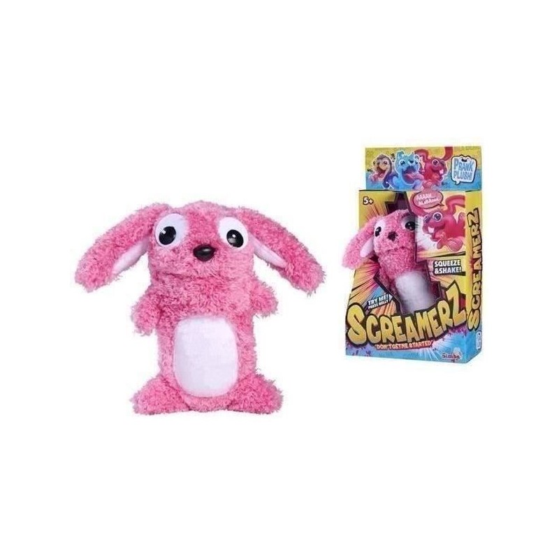 Smoby - Screamerz - Peluche intéractive amusante - Lapin - 27 cm - Br Smoby - Screamerz - Peluche intéractive amusante - Lapin - 27 cm - Br