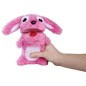 Smoby - Screamerz - Peluche intéractive amusante - Lapin - 27 cm - Bruits en la secouant ou appuyant sur le bouton
