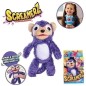 Smoby - Screamerz - Peluche intéractive amusante - Singe - 28 cm - Bruits en la secouant ou appuyant sur le bouton