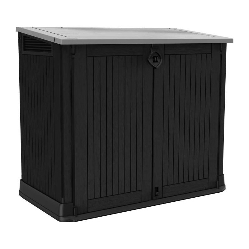 Coffre de rangement extérieur KETER en résine 880 litres Noir - Mall Coffre de rangement extérieur KETER en résine 880 litres Noir - Mall